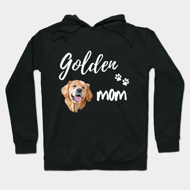 Golden Retriever Mom Hoodie by Maful